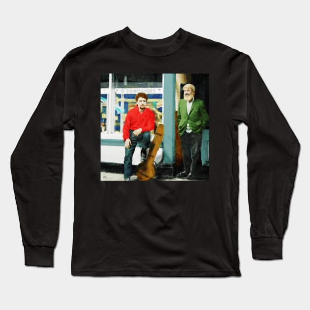 Luke and Ronnie at O'Donoghues Long Sleeve T-Shirt by DeaglanStudio